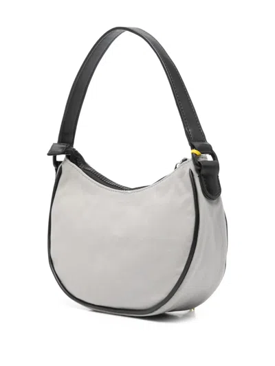 Off-white Zip Shoulder Bag In Gray