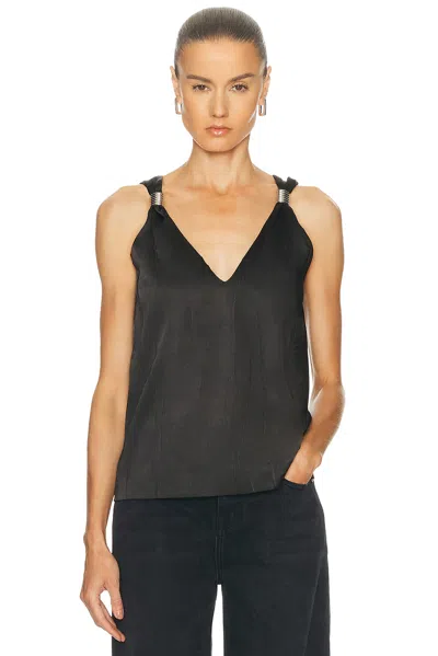 Brandon Maxwell Drew Tank Top In Black