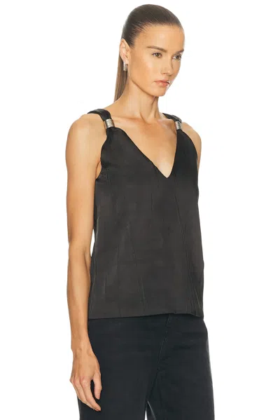 Brandon Maxwell Drew Tank Top In Black