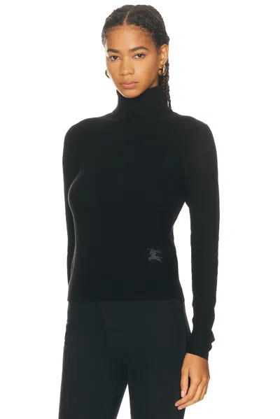 Burberry Turtleneck Sweater In Black