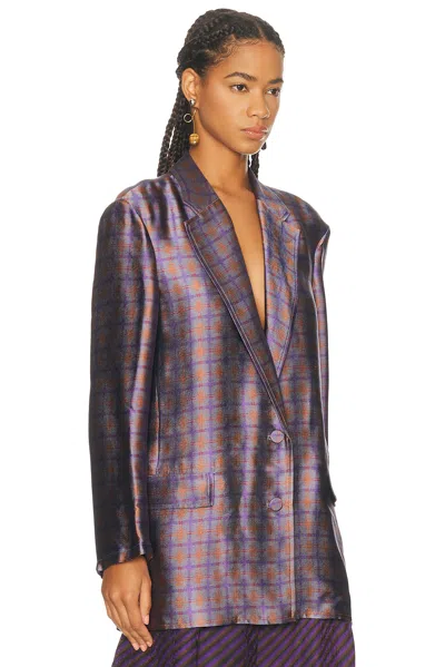 Dries Van Noten Bastis Jacket In Purple