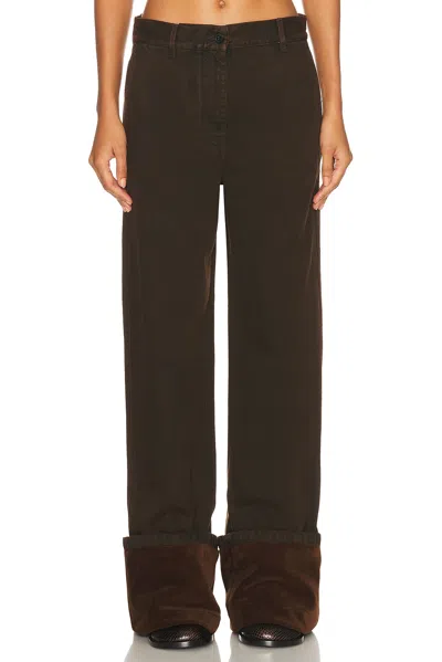 Dries Van Noten Paxy Pants In Brown