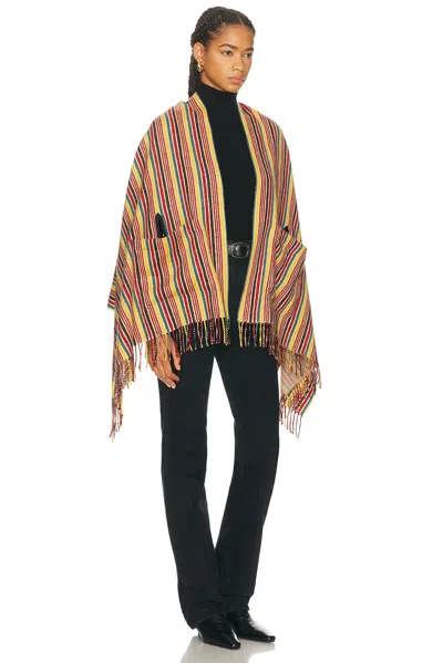 Bode Lawrence Shawl In Brown