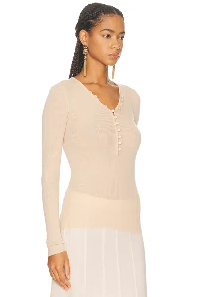 Chloé Long Sleeve Top In Pink