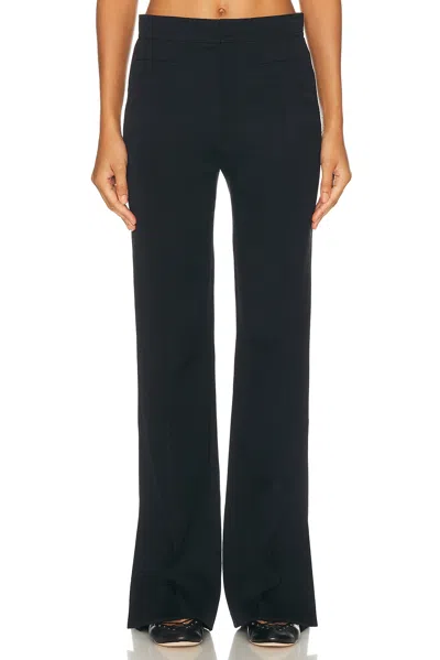 Chloé Straight Leg Trouser In Black