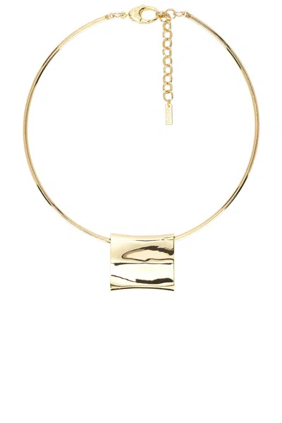 Eliou Carre Necklace In Gold