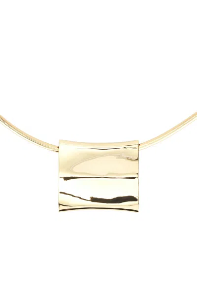 Eliou Carre Necklace In Gold
