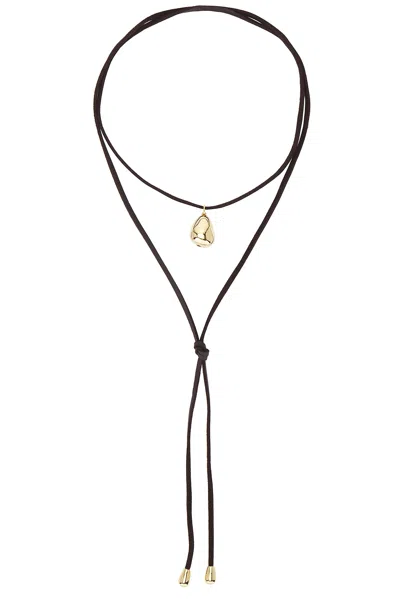 Eliou Nitta Wrap Necklace In Black