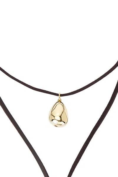 Eliou Nitta Wrap Necklace In Black