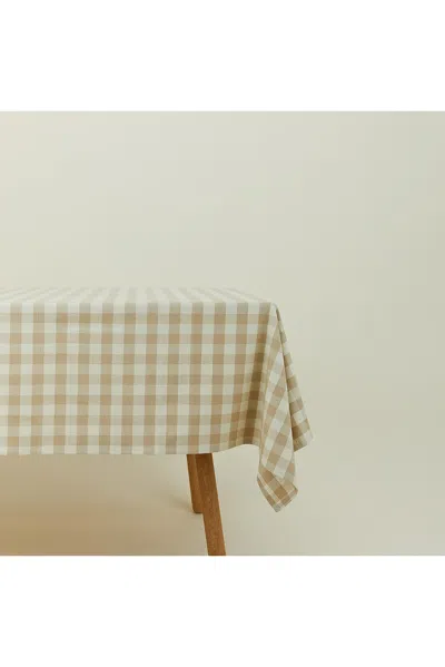 Hawkins New York Essential Gingham Tablecloth In White