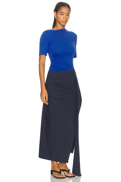 Jade Cropper Ruched T-shirt Dress In Multi