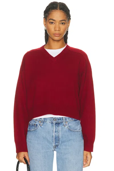 Loulou De Saison Anzor Sweater In Red