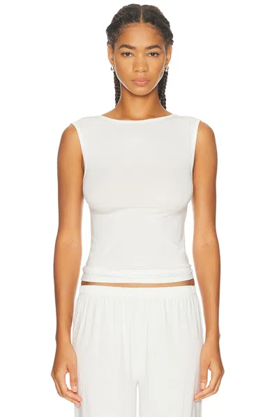 Kye Bateau Sleeveless Top In Brown