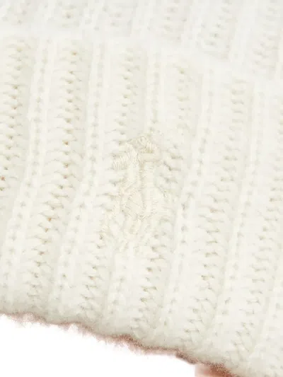 Polo Ralph Lauren Logo-embroidered Beanie In Neutral