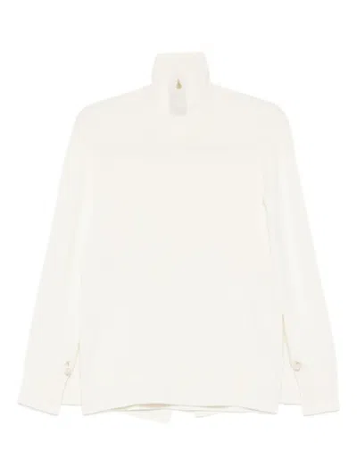 Fabiana Filippi Cut-out Detailing Sweater In White