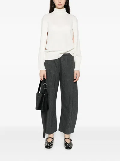 Fabiana Filippi Cut-out Detailing Sweater In White