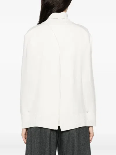 Fabiana Filippi Cut-out Detailing Sweater In White
