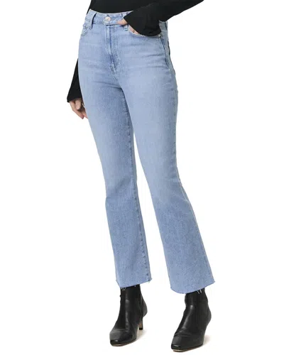 Paige Mason Mid Rise Crop Bootcut Jeans In Blue