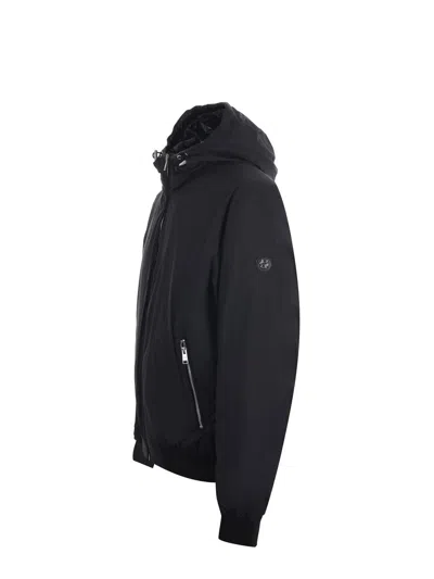 Hugo Boss Down-filled Jacket With Water-repellent Finish In Black