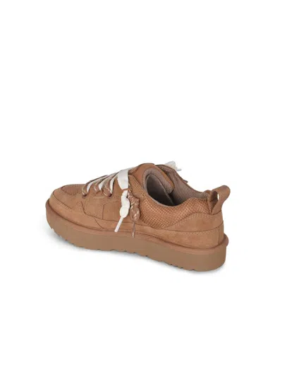 Ugg W Lo Lowmel Suede Sneakers In Brown