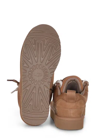 Ugg W Lo Lowmel Suede Sneakers In Brown