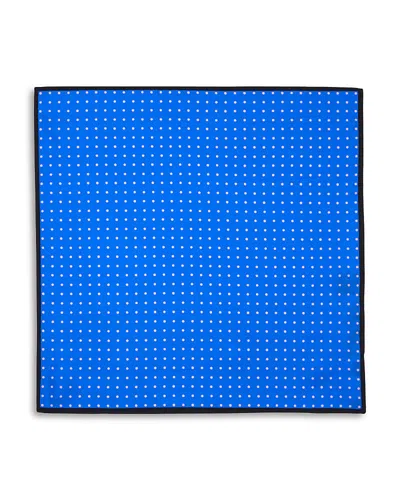 The Men's Store At Bloomingdale's Dot Silk Pocket Square - Exclusive In Blue