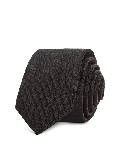 The Men's Store At Bloomingdale's Silk Skinny Woven Tie - Exclusive In Black
