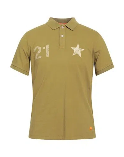 Dekker Man Polo Shirt Lime Green Size 3xl Cotton In Green