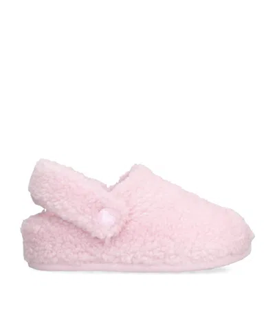 Crocs Girls Classic Cozzzy Slipper In Pink