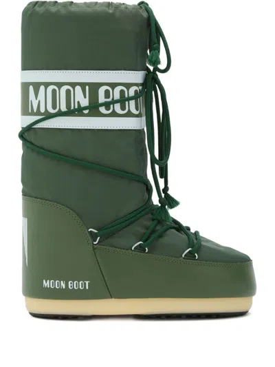 Moon Boot Icon Boots In Green