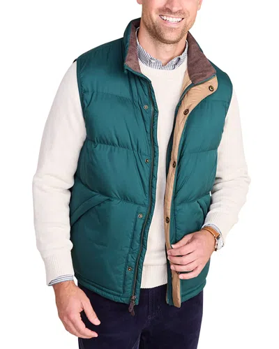 Vineyard Vines Heritage Puffer Vest In Green