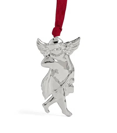 Wedgwood Silver-plated Ophaniel Tree Decoration In Metallic