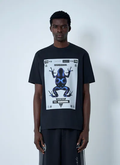 Y-3 X Nbhd Logo Motif T-shirt In Black