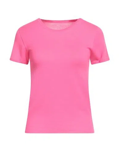 Majestic Filatures Woman Sweater Fuchsia Size 1 Cashmere In Pink