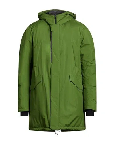 Herno Laminar Man Puffer Green Size 40 Polyester In Green