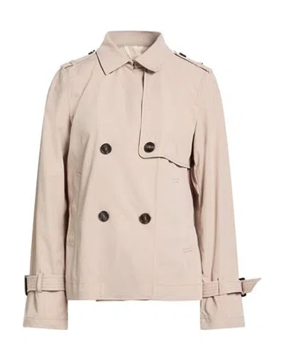 Dekker Woman Overcoat & Trench Coat Beige Size 10 Polyester In Gold