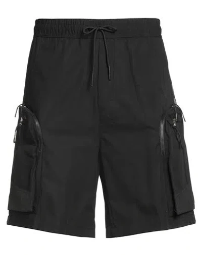 A-cold-wall* Man Shorts & Bermuda Shorts Black Size 34 Cotton, Polyamide In Black