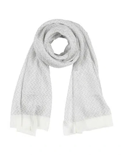 Missoni Woman Scarf Light Grey Size - Viscose, Polyester In Gray