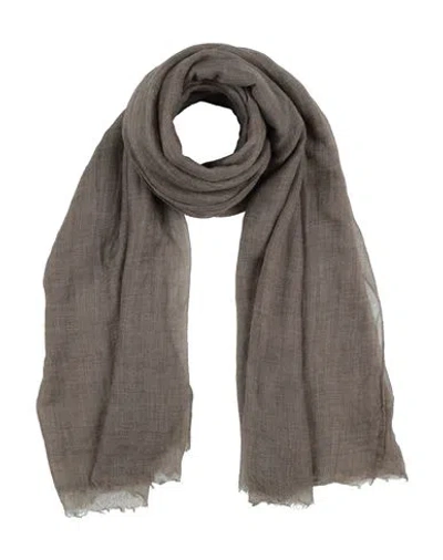 Brunello Cucinelli Cashmere Woman Scarf Chocolate Brown Size - Cashmere In Brown