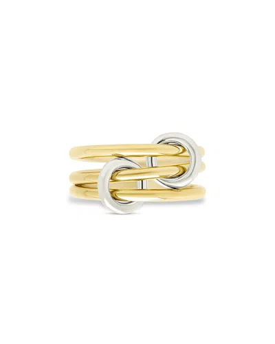 Sterling Forever Tamsen Linked Stacking Ring Set In Gold