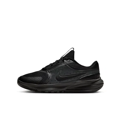 Nike Star Runner 5 Big Kids' Running Shoes In Black