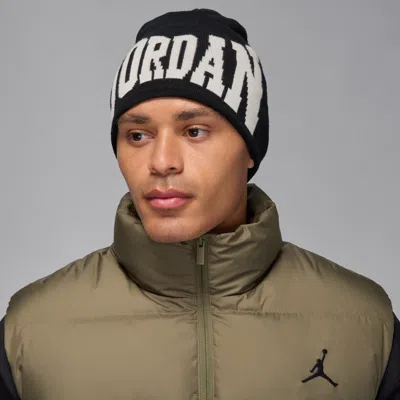 Jordan Peak Beanie In Black