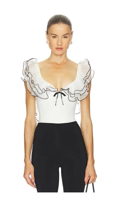 Free People Sugar Rush Bodysuit In White