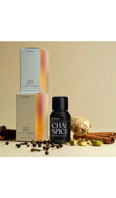 Vitruvi Chai Spice Essential Oil Blend In Transparent