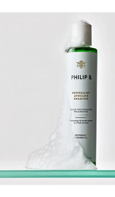 Philip B Peppermint Avocado Shampoo In Green