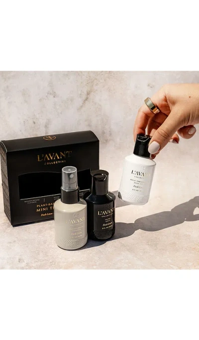 L'avant Collective Mini Travel Set In Transparent