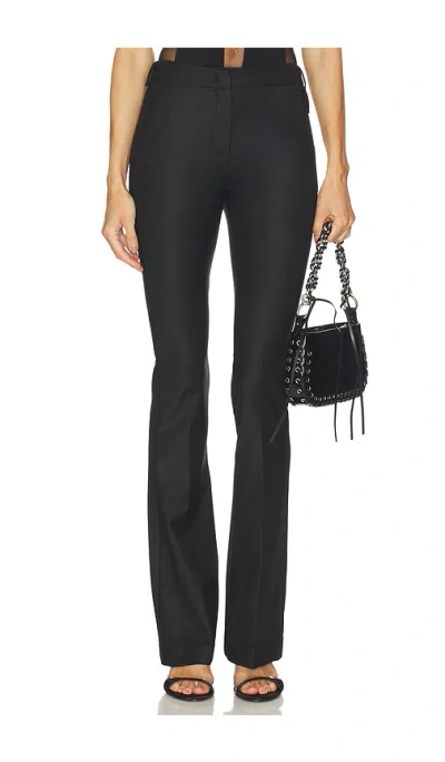 Blumarine Twill Bootcut Trouser In Black
