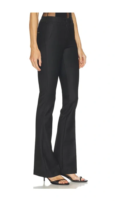 Blumarine Twill Bootcut Trouser In Black