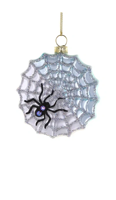 Cody Foster & Co Spider Web Ornament In Gray