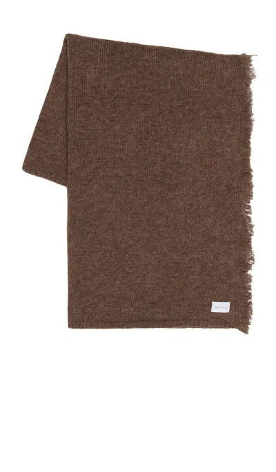 Janessa Leone Blanket Scarf In Brown
